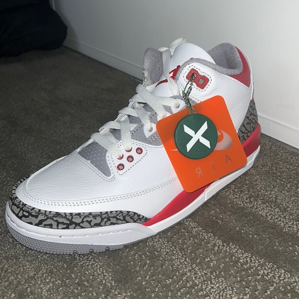 Air Jordan 3 Retro ‘Fire Red’ Mens Size 7.5